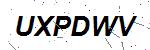 CAPTCHA verification image containing distorted text characters