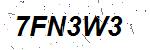 CAPTCHA verification image containing distorted text characters
