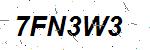 CAPTCHA verification image containing distorted text characters