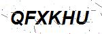 CAPTCHA verification image containing distorted text characters