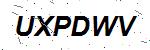 CAPTCHA verification image containing distorted text characters