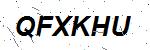 CAPTCHA verification image containing distorted text characters