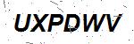 CAPTCHA verification image containing distorted text characters