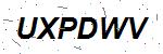 CAPTCHA verification image containing distorted text characters