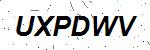 CAPTCHA verification image containing distorted text characters