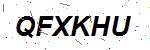CAPTCHA verification image containing distorted text characters