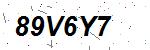 CAPTCHA verification image containing distorted text characters