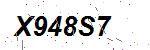 CAPTCHA verification image containing distorted text characters