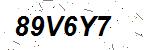 CAPTCHA verification image containing distorted text characters