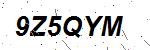 CAPTCHA verification image containing distorted text characters