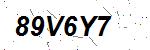 CAPTCHA verification image containing distorted text characters