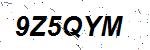 CAPTCHA verification image containing distorted text characters