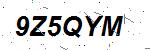 CAPTCHA verification image containing distorted text characters