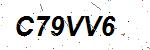 CAPTCHA verification image containing distorted text characters