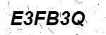 CAPTCHA verification image containing distorted text characters