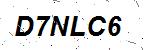 CAPTCHA verification image containing distorted text characters