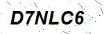 CAPTCHA verification image containing distorted text characters