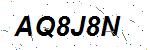 CAPTCHA verification image containing distorted text characters