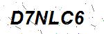 CAPTCHA verification image containing distorted text characters