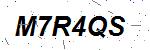 CAPTCHA verification image containing distorted text characters