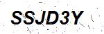CAPTCHA verification image containing distorted text characters