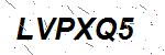 CAPTCHA verification image containing distorted text characters