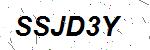 CAPTCHA verification image containing distorted text characters