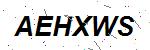 CAPTCHA verification image containing distorted text characters