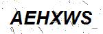CAPTCHA verification image containing distorted text characters
