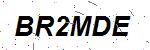 CAPTCHA verification image containing distorted text characters