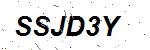 CAPTCHA verification image containing distorted text characters