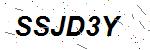 CAPTCHA verification image containing distorted text characters