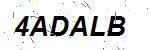 CAPTCHA verification image containing distorted text characters