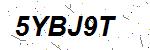 CAPTCHA verification image containing distorted text characters