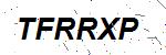 CAPTCHA verification image containing distorted text characters