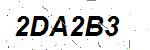 CAPTCHA verification image containing distorted text characters