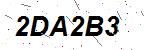CAPTCHA verification image containing distorted text characters