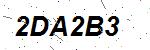 CAPTCHA verification image containing distorted text characters