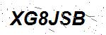 CAPTCHA verification image containing distorted text characters
