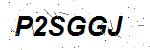 CAPTCHA verification image containing distorted text characters