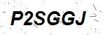 CAPTCHA verification image containing distorted text characters