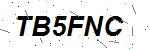 CAPTCHA verification image containing distorted text characters
