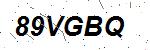 CAPTCHA verification image containing distorted text characters