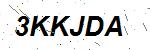 CAPTCHA verification image containing distorted text characters