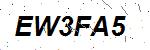 CAPTCHA verification image containing distorted text characters