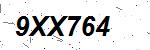 CAPTCHA verification image containing distorted text characters