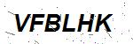 CAPTCHA verification image containing distorted text characters