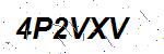 CAPTCHA verification image containing distorted text characters