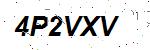 CAPTCHA verification image containing distorted text characters
