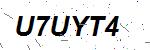 CAPTCHA verification image containing distorted text characters